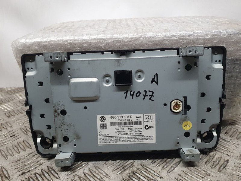 Recambio de sistema navegacion gps para volkswagen golf vii lim. advance bluemotion referencia OEM IAM 5G0919605D AAH51000 