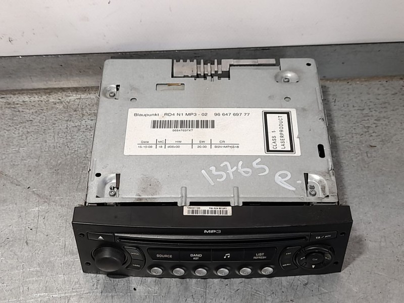 Recambio de sistema audio / radio cd para citroën c4 berlina collection referencia OEM IAM 7645138393  