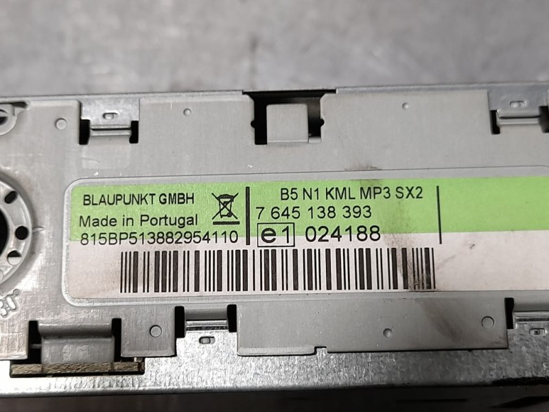 Recambio de sistema audio / radio cd para citroën c4 berlina collection referencia OEM IAM 7645138393  