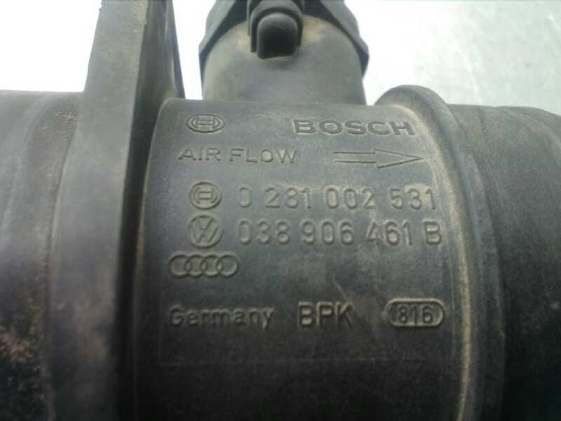 Recambio de caudalimetro para seat ibiza (6l1) 1.9 tdi referencia OEM IAM 038906461B 0281002531 BOSCH