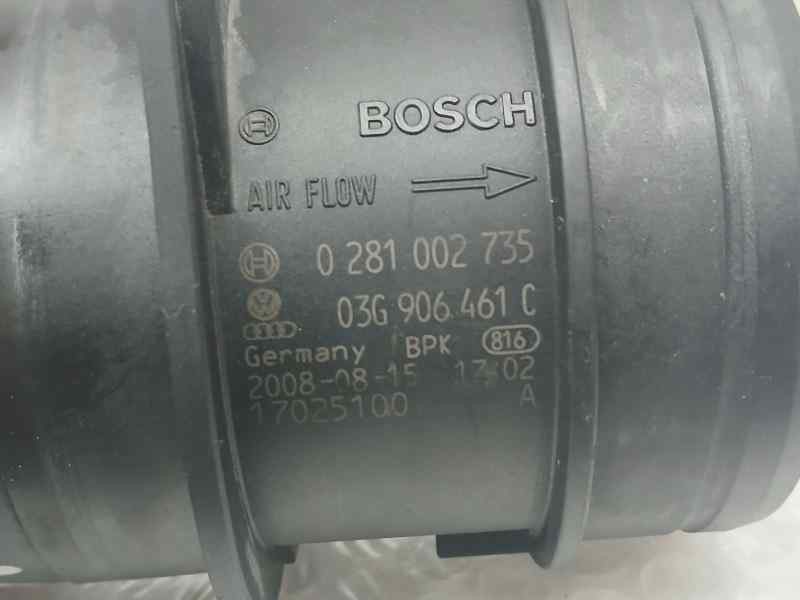 Recambio de caudalimetro para audi a3 (8p) 2.0 tdi s line (103kw) referencia OEM IAM 03G906461C 0281002735 BOSCH