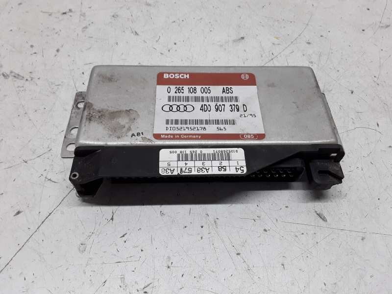 Recambio de centralita abs para audi a4 berlina (b5) 1.8 t referencia OEM IAM 4D0907379D 0265108005 BOSCH