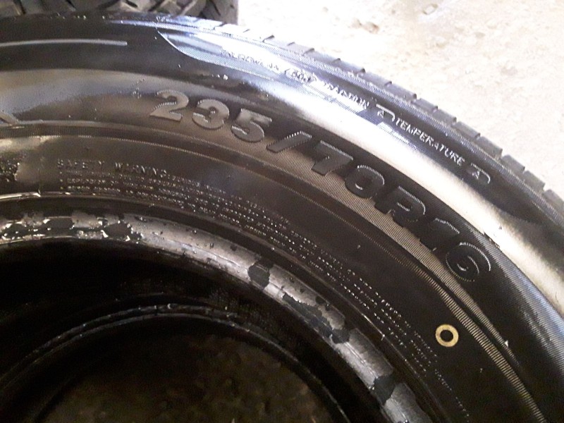 Recambio de neumatico pareja para neumaticos reutilizados - referencia OEM IAM 2357016106H TRACMAX 235/70/16/106H