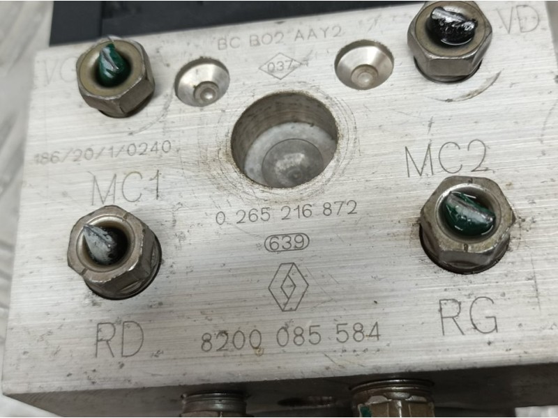 Recambio de abs para renault clio ii fase ii (b/cb0) authentique referencia OEM IAM 8200085584 0265216872 BOSCH