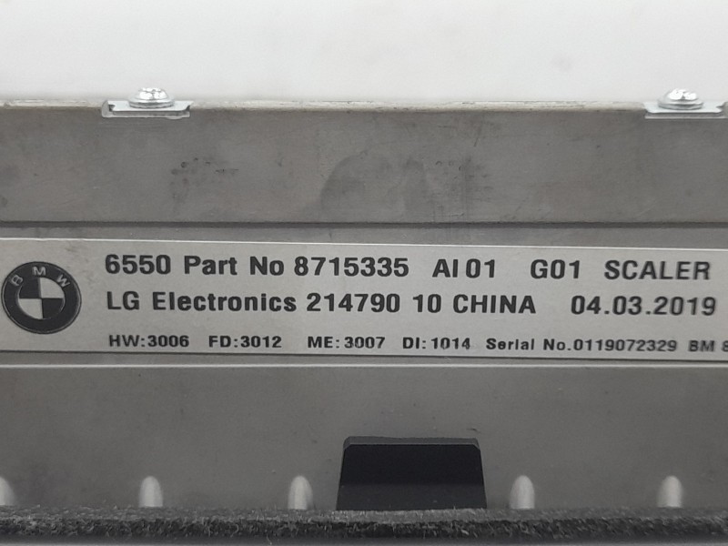 Recambio de sistema navegacion gps para bmw x3 (g01, f97, g08) xdrive 20 d referencia OEM IAM 8715335 21479010 LG