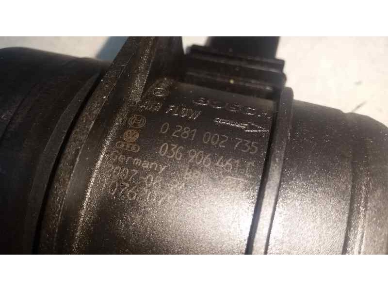 Recambio de caudalimetro para volkswagen t5 transporter/furgoneta combi referencia OEM IAM 0281002735 03G906461C BOSCH