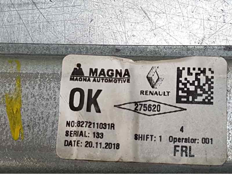 Recambio de elevalunas trasero izquierdo para dacia sandero stepway essential referencia OEM IAM 827211031R 2 PINS ELECTRICO