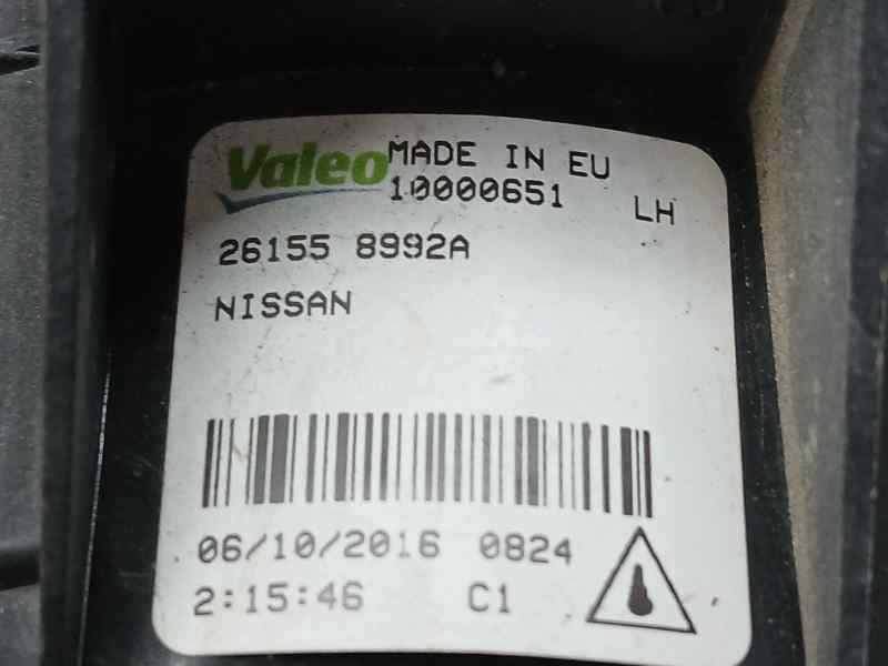 Recambio de faro antiniebla izquierdo para nissan juke (f15) acenta referencia OEM IAM 261558992A 10000651 VALEO