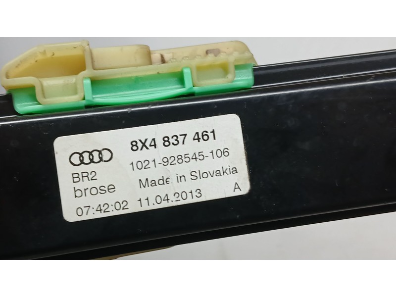 Recambio de elevalunas delantero izquierdo para audi a1 sportback (8xa, 8xf) 1.6 tdi referencia OEM IAM 8X4837461 BROSE 2 PINS E
