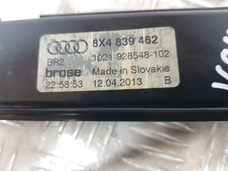 Recambio de elevalunas trasero derecho para audi a1 sportback (8xa, 8xf) 1.6 tdi referencia OEM IAM 8X4839462A  