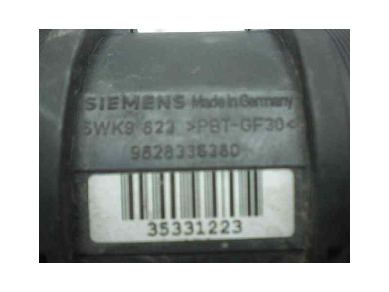 Recambio de caudalimetro para citroën xsara picasso 2.0 hdi cat (rhy / dw10td) referencia OEM IAM 9628336380 5WK9623 SIEMENS