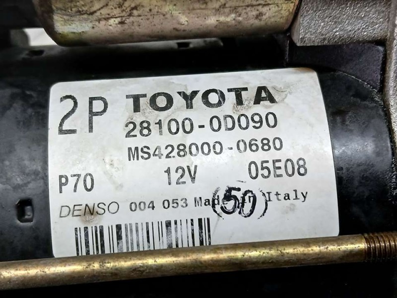 Recambio de motor arranque para toyota corolla verso (r1) 1.8 luna referencia OEM IAM 281000D090 MS4280000680 DENSO