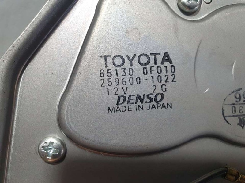 Recambio de motor limpia trasero para toyota corolla verso (r1) 1.8 luna referencia OEM IAM 851300F010 2596001022 DENSO