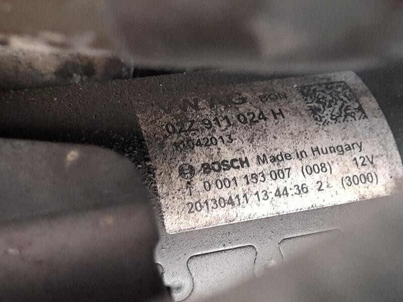 Recambio de motor arranque para audi a1 sportback (8xa, 8xf) 1.6 tdi referencia OEM IAM 02Z911024H BOSCH 0001153007 