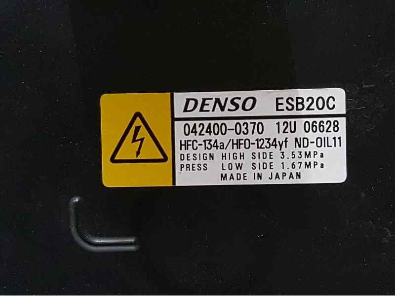 Recambio de compresor aire acondicionado para toyota c-hr hybridid referencia OEM IAM 0424000370 ESB20C DENSO