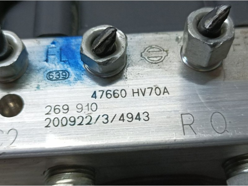Recambio de abs para nissan qashqai (j11) acenta referencia OEM IAM 47660HV70A 269910 BOSCH