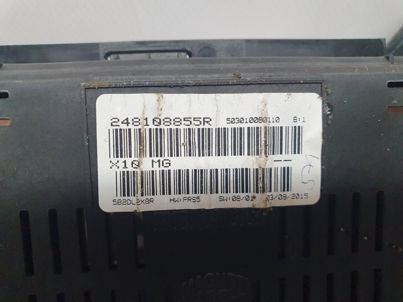 Recambio de cuadro instrumentos para renault zoe zen referencia OEM IAM 248108855R 503010080110 