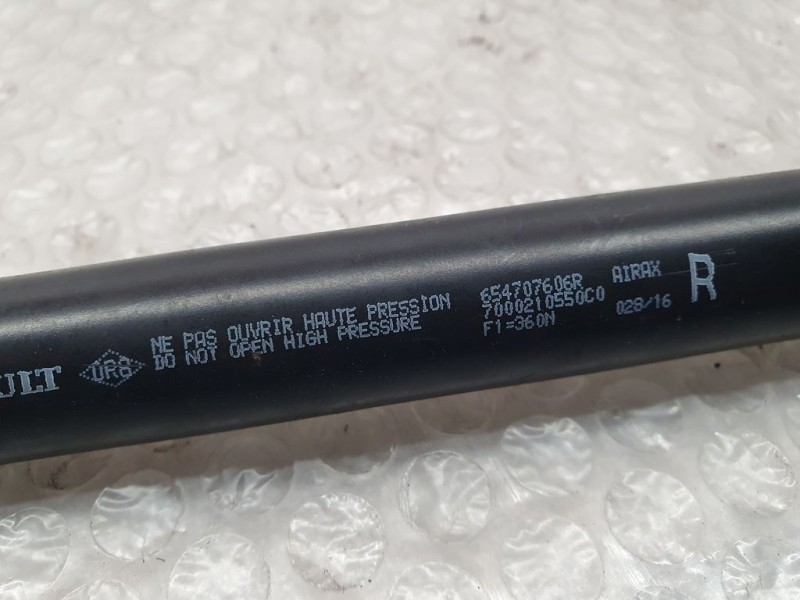 Recambio de amortiguadores capo para renault megane iv berlina 5p zen referencia OEM IAM 654707606R  360N
