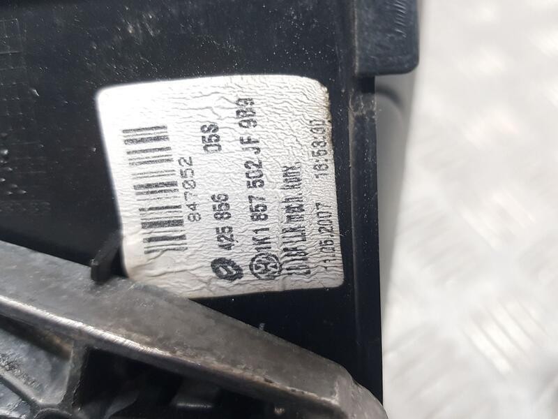 Recambio de retrovisor derecho para volkswagen golf v berlina (1k1) sportline referencia OEM IAM 1K1857502JF  ELECTRICO , TOCADO