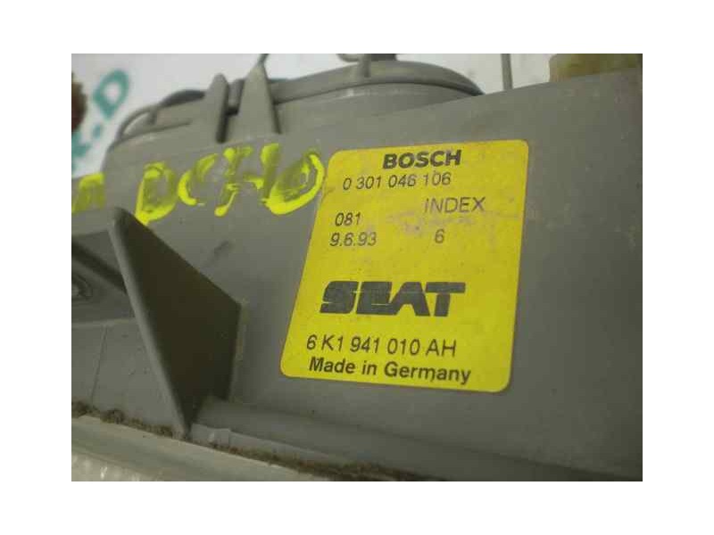 Recambio de faro derecho para seat ibiza (6k) cl referencia OEM IAM 6K1941010AH  