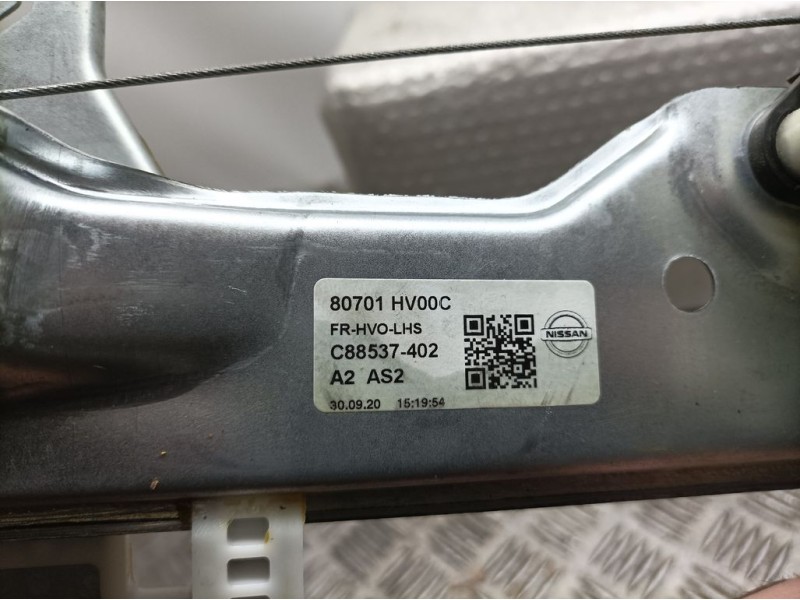 Recambio de elevalunas delantero izquierdo para nissan qashqai (j11) acenta referencia OEM IAM 80701HV00C  ELECTRICO 6 PINES