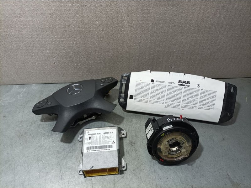 Recambio de kit airbag para mercedes-benz clase c (w204) berlina c 200 kompressor (204.041) referencia OEM IAM A0008605602  SIN 