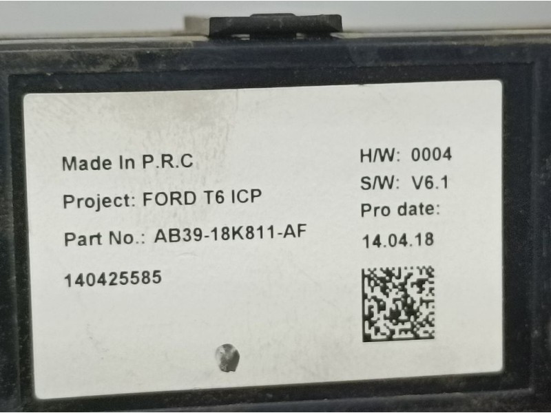 Recambio de mando multifuncion para ford ranger (tke) doppelkabine 4x4 xl referencia OEM IAM AB3918K811AF  