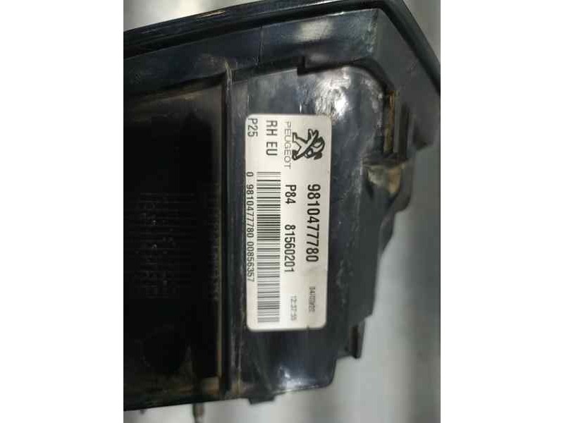 Recambio de piloto trasero derecho para peugeot 3008 allure referencia OEM IAM 981477780  INTERIOR