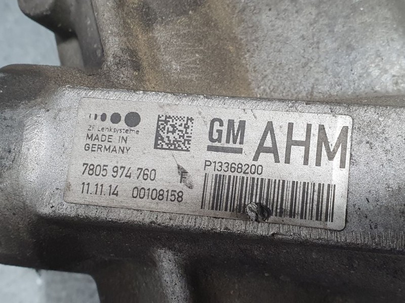 Recambio de cremallera direccion para opel zafira tourer edition referencia OEM IAM P13328200 7805974760 ZF ELECTRO/MECANICA