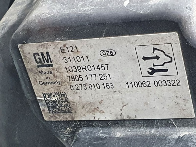 Recambio de cremallera direccion para opel zafira tourer edition referencia OEM IAM P13328200 7805974760 ZF ELECTRO/MECANICA