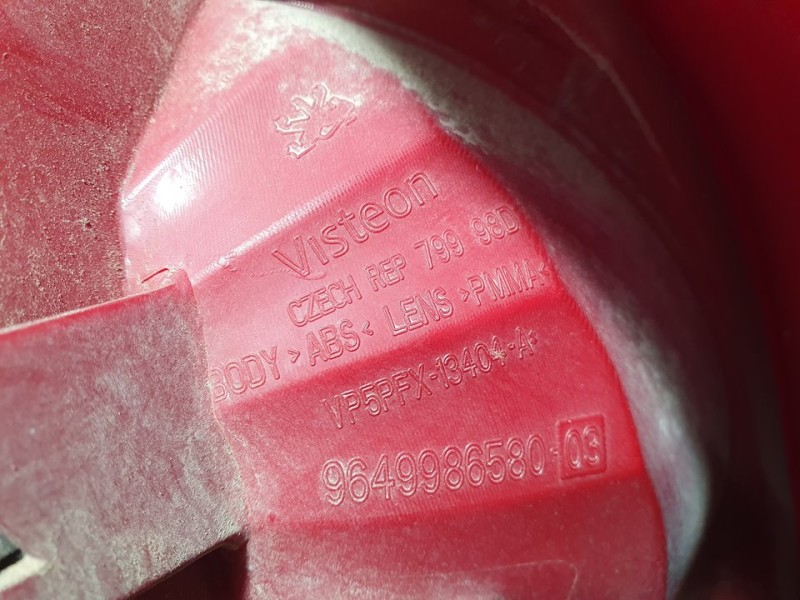 Recambio de piloto trasero derecho para peugeot 207 x-line referencia OEM IAM 9649986580  