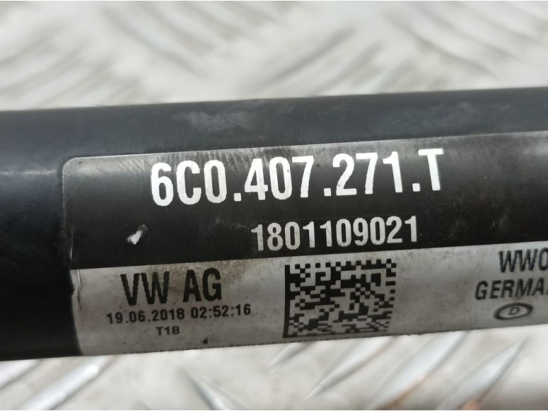 Recambio de transmision delantera izquierda para audi a1 sportback (8xf) attracted referencia OEM IAM 6C0407271T  