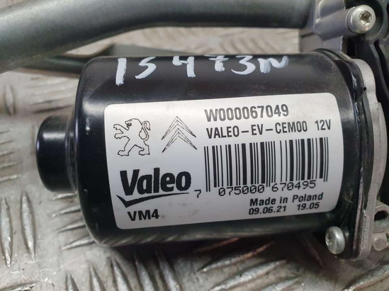 Recambio de motor limpia delantero para peugeot expert furgón pro standar referencia OEM IAM 9808465280 W000069722 VALEO