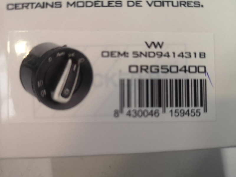 Recambio de mando luces para volkswagen golf v berlina (1k1) referencia OEM IAM 5ND941431B  10 PINS