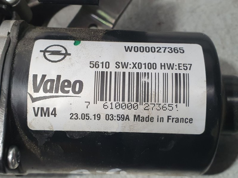 Recambio de motor limpia delantero para opel zafira tourer edition referencia OEM IAM W000027365  VALEO LADO DERECHO