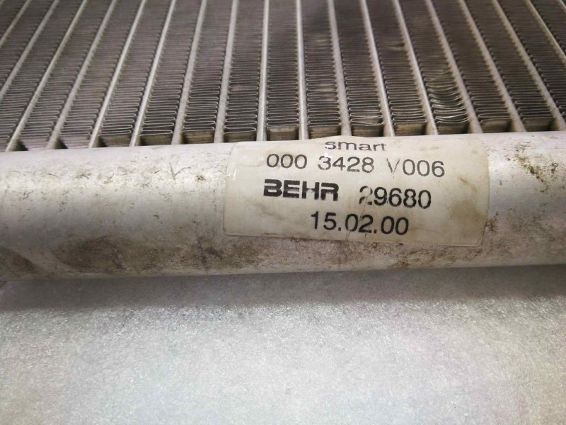 Recambio de intercooler para smart coupe 0.6 turbo cat referencia OEM IAM 29680 0003428V006 