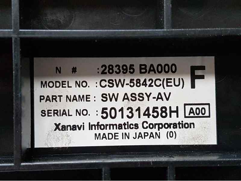 Recambio de mando radio para nissan primera berlina (p12) line up referencia OEM IAM 28395BA000 CSW5842C C/ MANDO CLIMATIZADOR