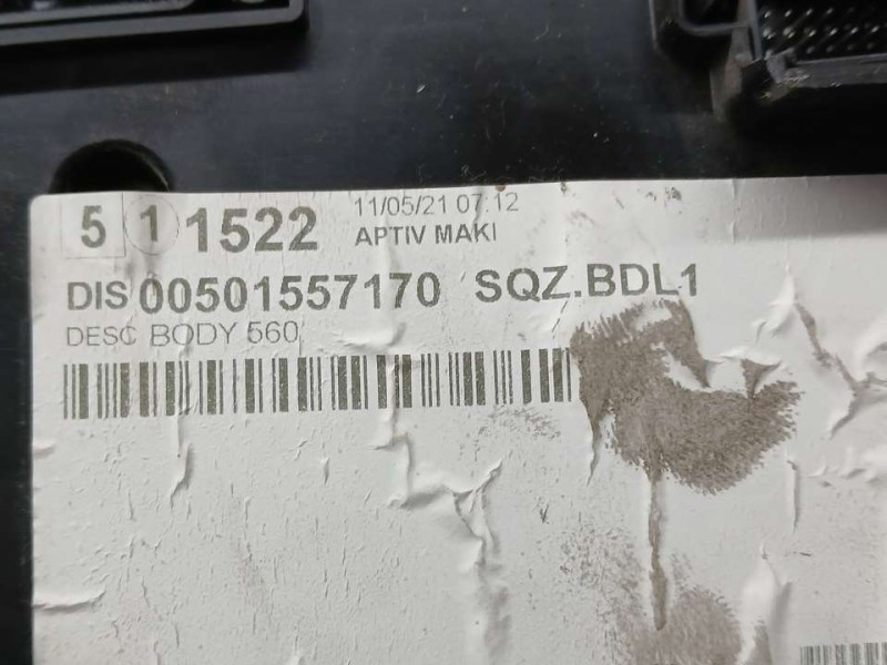 Recambio de caja reles / fusibles para jeep compass ii busines 4x2 referencia OEM IAM 501557170 28725328 