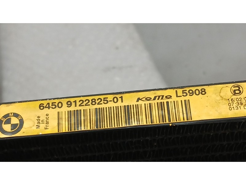 Recambio de condensador / radiador aire acondicionado para bmw 6 (e63) 630 i referencia OEM IAM 64509122825 KOMO L5908