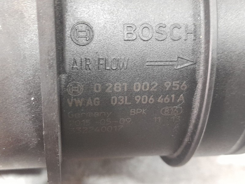 Recambio de caudalimetro para seat leon st (5f8) 2.0 tdi referencia OEM IAM 03L906461A 0281002956 BOSCH 