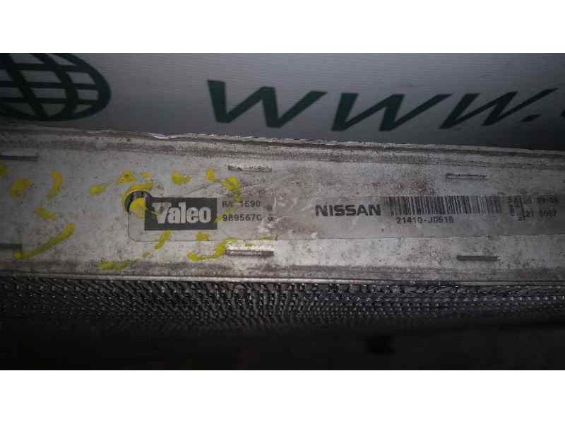 Recambio de radiador agua para nissan qashqai (j10) acenta referencia OEM IAM 989567C 21410JD51B VALEO