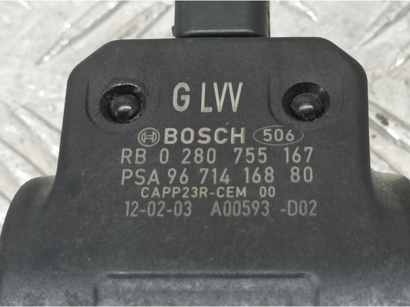 Recambio de potenciometro pedal para peugeot 3008 active referencia OEM IAM 9617416880 0280755167 BOSCH