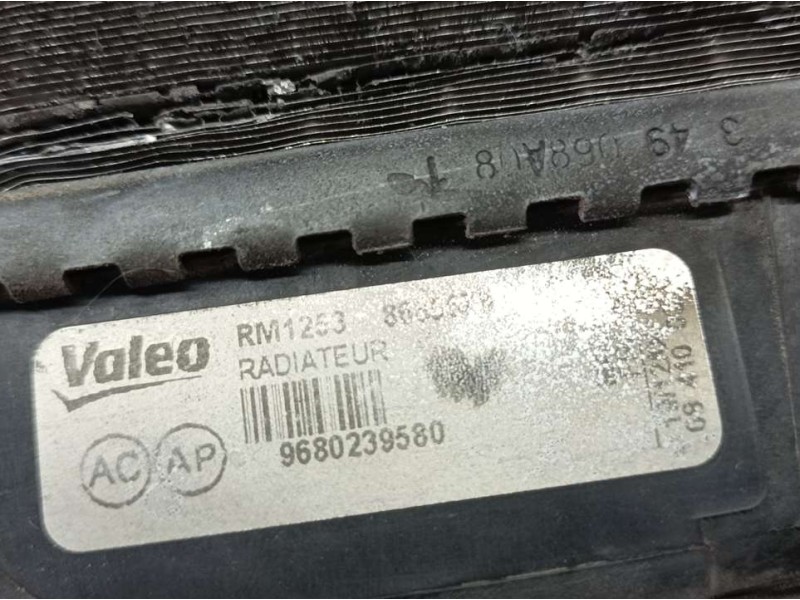 Recambio de radiador agua para peugeot 207 x-line referencia OEM IAM 9680239580  VALEO