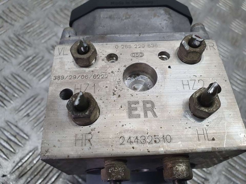 Recambio de abs para opel zafira a club referencia OEM IAM 24432510 0265220636 