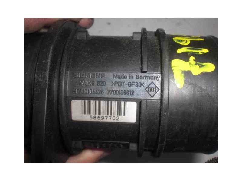 Recambio de caudalimetro para renault megane ii berlina 5p dynamique referencia OEM IAM H7700104426 5WK9620 SIEMENS