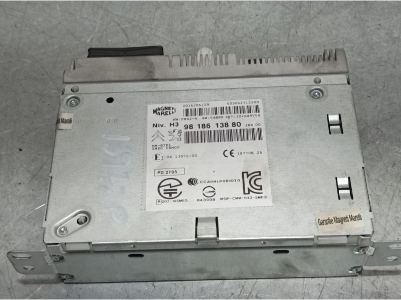 Recambio de sistema audio / radio para citroën c4 cactus feel edition referencia OEM IAM 9818613880 503551712200 
