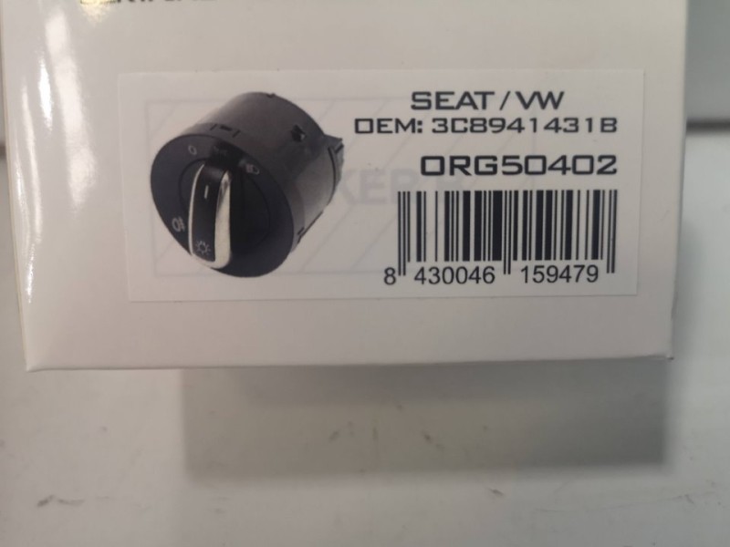 Recambio de mando luces para volkswagen golf vi (5k1) referencia OEM IAM 3C8941431B  10 PINS