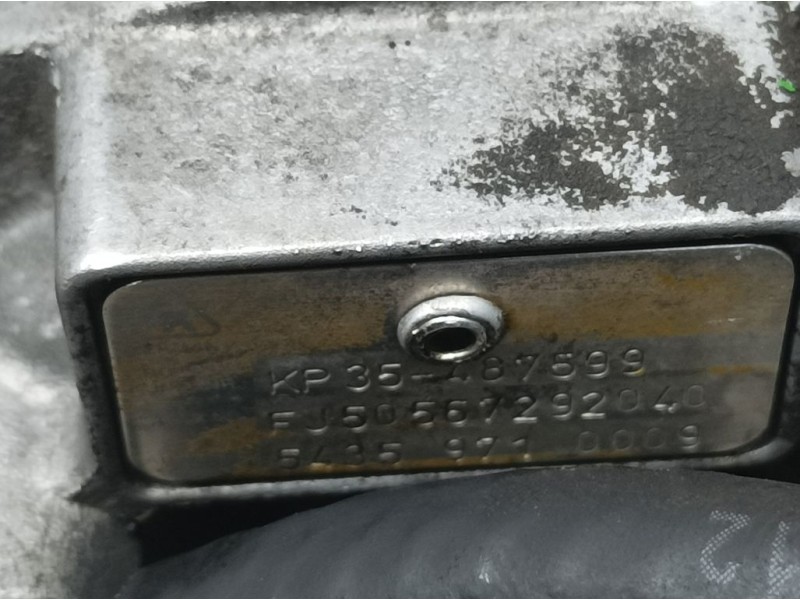 Recambio de turbocompresor para ford fiesta (cbk) trend referencia OEM IAM 35487599 54359710009 KKK