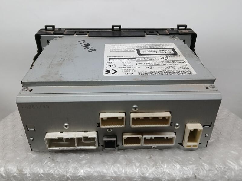 Recambio de sistema navegacion gps para toyota auris active referencia OEM IAM 8614002010 PANASONIC CVVS02F3AE