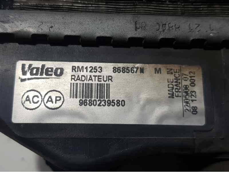 Recambio de radiador agua para peugeot 207 confort referencia OEM IAM 9680239580 868567N VALEO